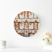 Rusty Wall Große Wanduhr (Zuhause)