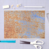 Rusty Weathered Grunge Light Lila Blue Urban DIY Seidenpapier (Handwerk)