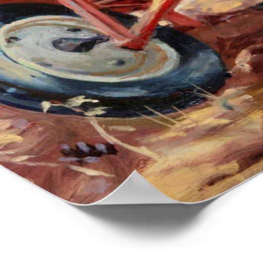 Rusty Wheelbarrow 2009 Poster (Ecke)