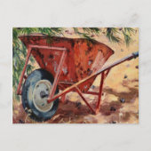 Rusty Wheelbarrow 2009 Postkarte (Vorderseite)