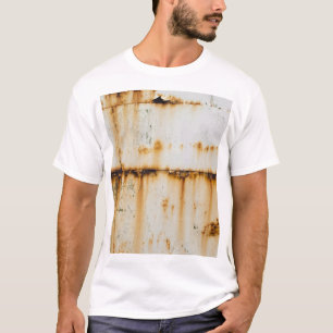 Rusty White Metal: Texturierte Oberfläche T-Shirt