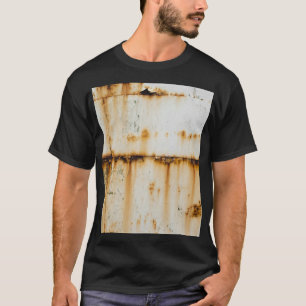 Rusty White Metal: Texturierte Oberfläche T-Shirt