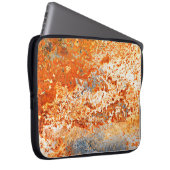Rusty Zinc Grunge Hintergrund Laptopschutzhülle (Vorne Rechts)