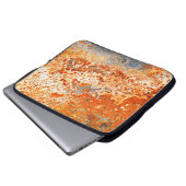 Rusty Zinc Grunge Hintergrund Laptopschutzhülle (Vorne Knopf)