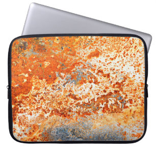 Rusty Zinc Grunge Hintergrund Laptopschutzhülle