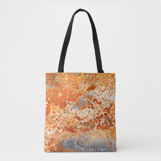 Rusty Zinc Grunge Hintergrund Tasche (Vorderseite)