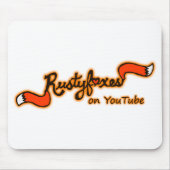 Rustyfoxes auf Youtube-Farbe kundengerechtes Mousepad (Vorne)