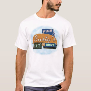 Rusty's Fly & Drive - groß T-Shirt