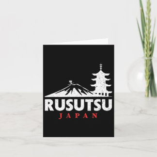 Rusutsu Japan Ski Resort Retro Skifahren Snowboard Karte
