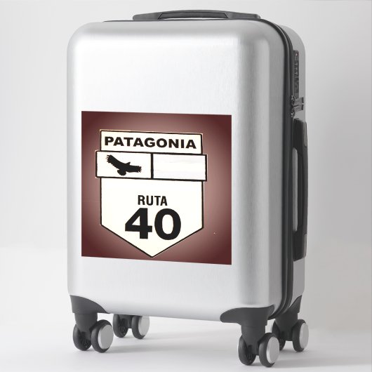 Ruta 40, das ultimative Abenteuer auf dem Weg Aufkleber (Koffer)