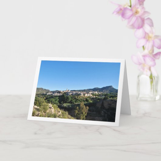 Ruta del Agua Landschaft, Chelva, Valencia, Spanie Karte (Orchidee)