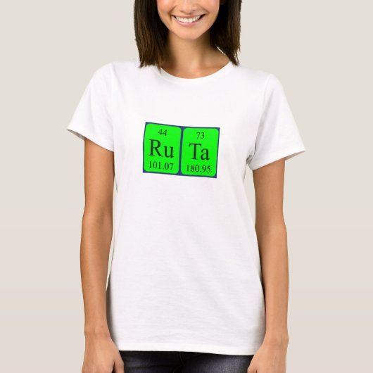 Ruta Periodenname Shirt (Vorderseite)