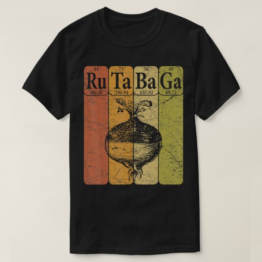 Rutabaga Periodic Table Elements Swede Rutabaga Re T-Shirt (Design vorne)