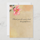 Ruth 1:8 Möge der Herr euch für eure Freundlichkei Dankeskarte (Rückseite)