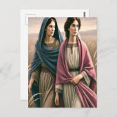 Ruth 1 Hand in Hand Reise Postkarte (Vorne/Hinten)