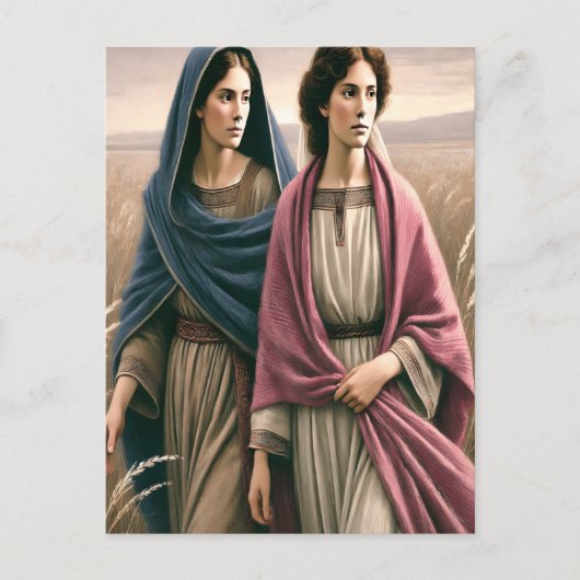 Ruth 1 Hand in Hand Reise Postkarte (Vorderseite)