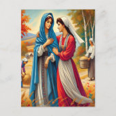 Ruth 1 Hingabe auf einem treuen Weg Postkarte (Vorderseite)