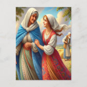 Ruth 1 Mitgefühl auf einer gemeinsamen Reise Postkarte (Vorderseite)