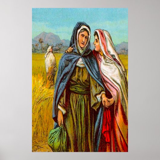 Ruth 1 Ruth geht mit Naomi Poster (Vorne)