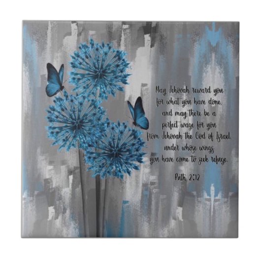 Ruth 2:12 fliese (Vorderseite)