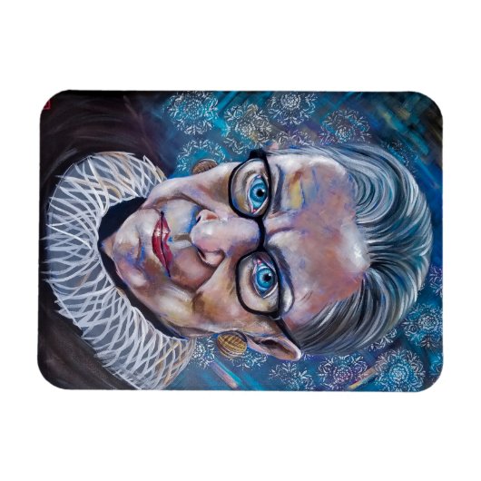 Ruth Bader Ginsberg RBG Magnet (Horizontal)