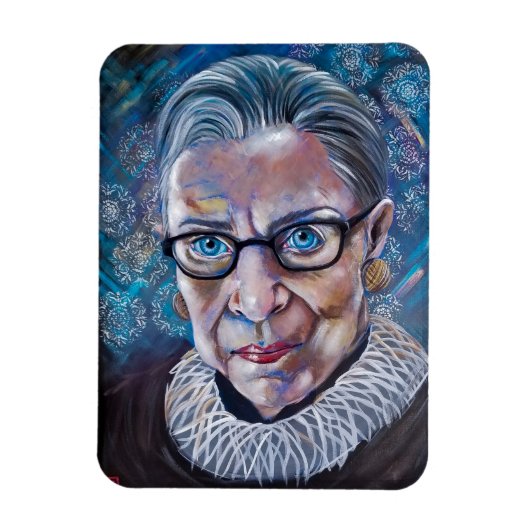 Ruth Bader Ginsberg RBG Magnet (Vertikal)