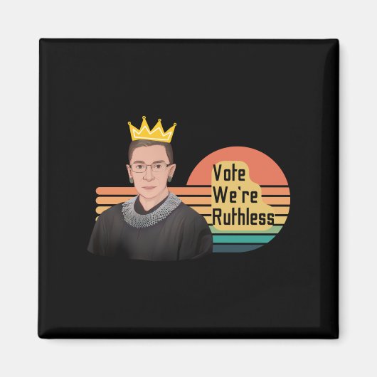 Ruth Bader Ginsberg RBG Magnet (Vorne)