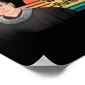 Ruth Bader Ginsberg RBG Poster (Ecke)