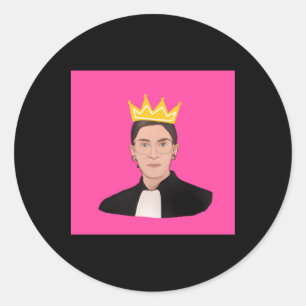 Ruth Bader Ginsberg RBG Poster Runder Aufkleber