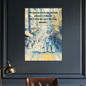 Ruth Bader Ginsberg Women's Sufferage Poster