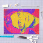 Ruth Bader Ginsburg 1983, Pop Art Portrait Seidenpapier (Handwerk)