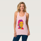 Ruth Bader Ginsburg 1983, Pop Art Portrait Tank Top (Vorderseite Vollansicht)