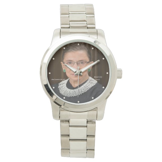 Ruth Bader Ginsburg Armbanduhr (Vorderseite)