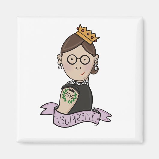 Ruth Bader Ginsburg, berüchtigte RBG Magnet (Vorne)