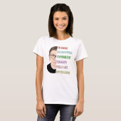 Ruth Bader Ginsburg, berühmtes RBG Poster T-Shirt (Vorne ganz)