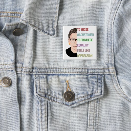 Ruth Bader Ginsburg Button (Beispiel)