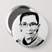 Ruth Bader Ginsburg Button (Vorne & Hinten)