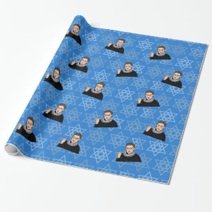 RUTH BADER GINSBURG CHANUKKA GESCHENKPAPIER