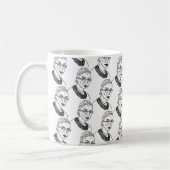 Ruth Bader Ginsburg, die Ruth-Tasse wiederholt Kaffeetasse (Links)