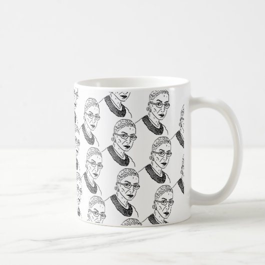 Ruth Bader Ginsburg, die Ruth-Tasse wiederholt Kaffeetasse (Rechts)