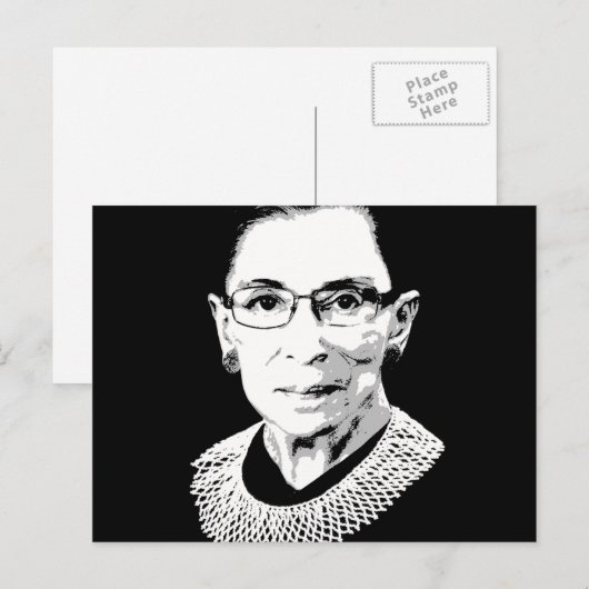 Ruth Bader Ginsburg Face Postkarte (Vorne/Hinten)