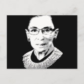 Ruth Bader Ginsburg Face Postkarte (Vorderseite)