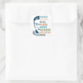 Ruth Bader Ginsburg, Frauen an allen Orten Quadratischer Aufkleber (Tasche)