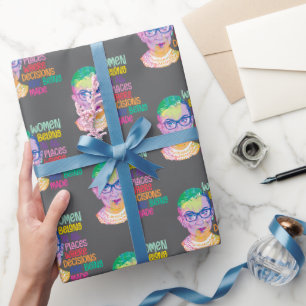 Ruth Bader Ginsburg Frauen gehören an alle Orte Geschenkpapier