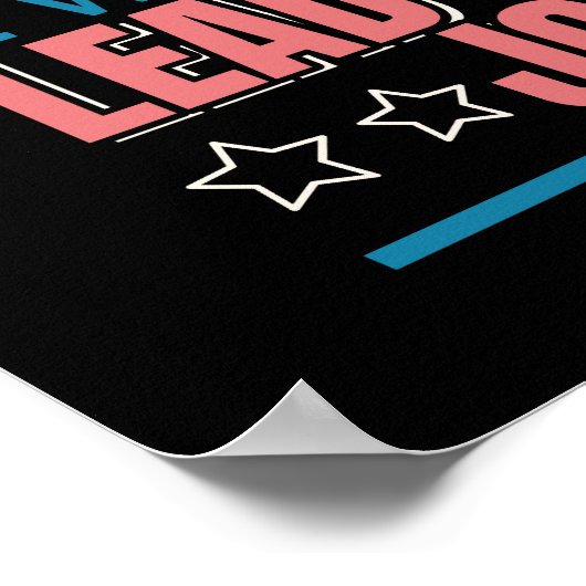 Ruth Bader Ginsburg führt andere an Poster (Ecke)