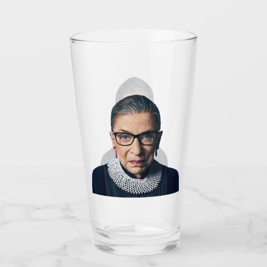 Ruth Bader Ginsburg Glas (Rückseite)