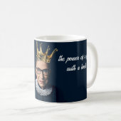 Ruth Bader Ginsburg Gold Crown Kaffeetasse (VorderseiteRechts)