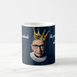 Ruth Bader Ginsburg Gold Crown Kaffeetasse