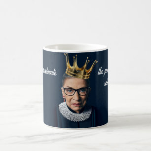 Ruth Bader Ginsburg Goldene Krone Kaffeetasse