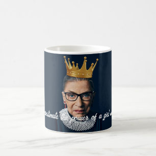 Ruth Bader Ginsburg Goldene Krone Kaffeetasse